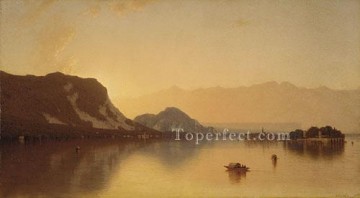 Isola Bella In Lago Maggiore scenery Sanford Robinson Gifford Oil Paintings